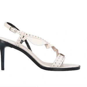 Lola Cruz Women Light Pink Suede Studded Heels US 9 EU 39 NWB
